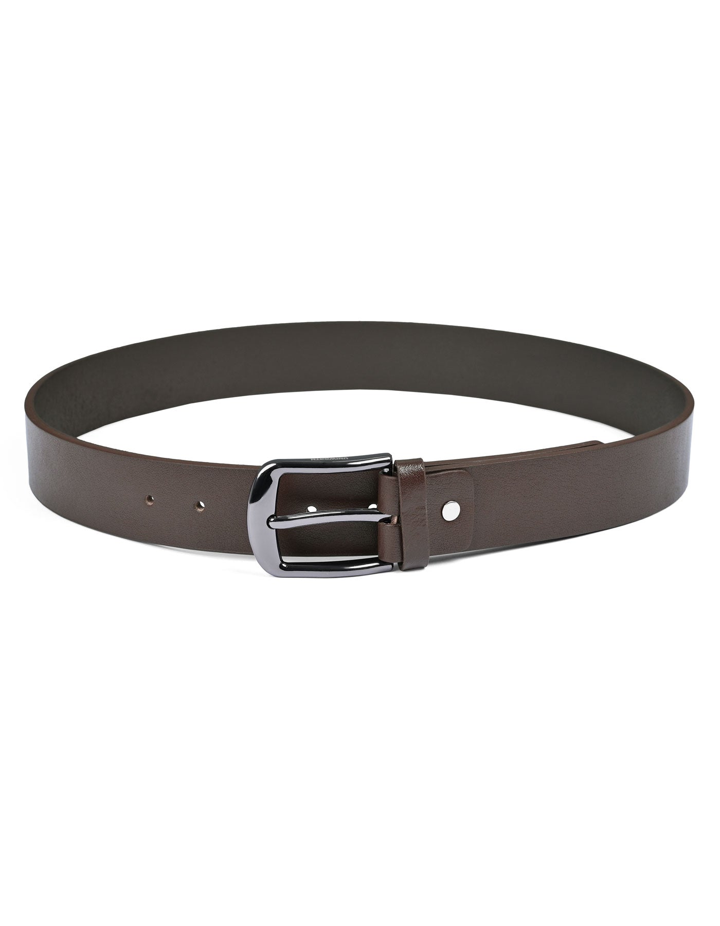 Men’s Brown Textured Casual Leather Belt