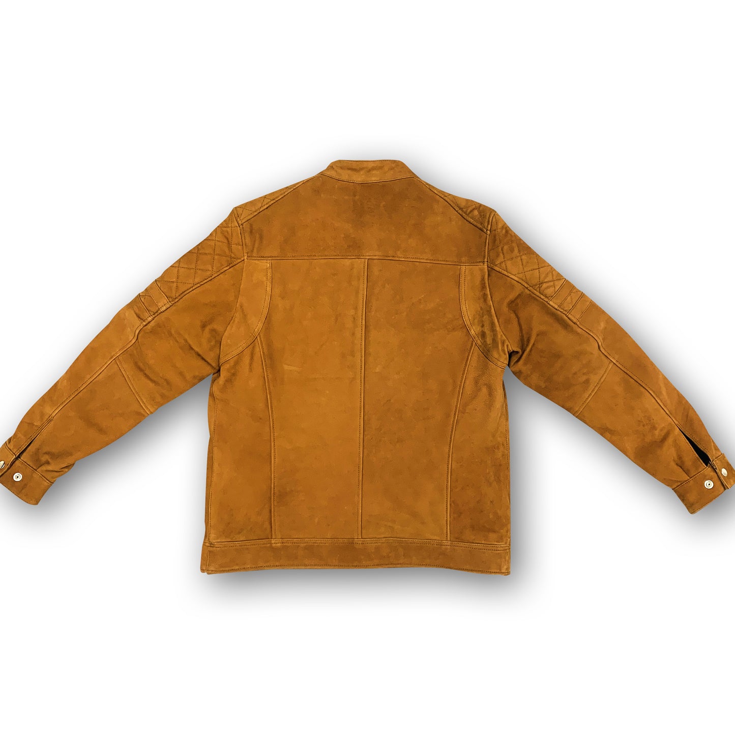 Men’s Tan Leather Biker Jacket