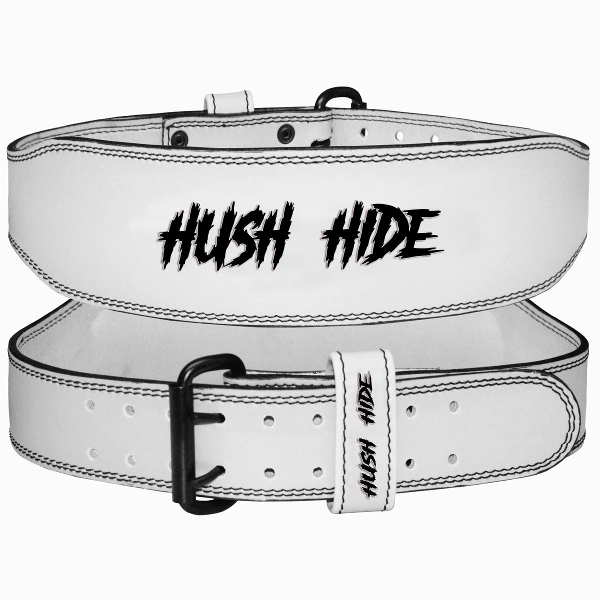 White Weightlifting Belt