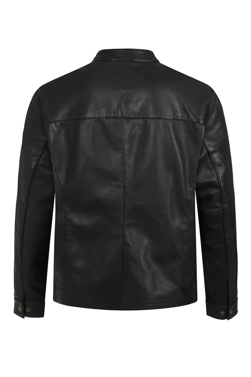 Classic Black Leather Jacket