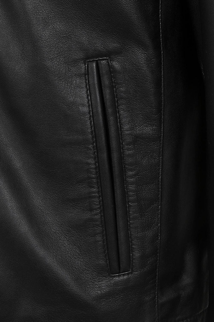 Classic Black Leather Jacket