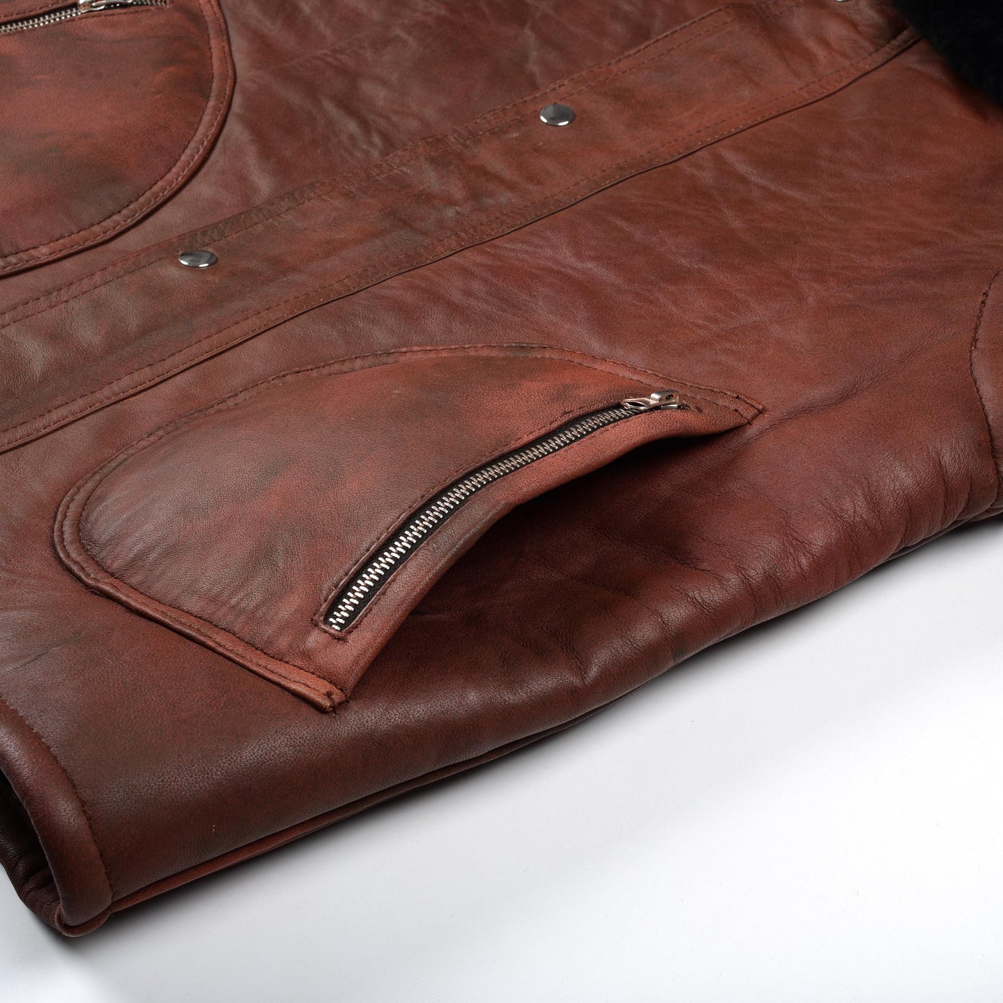 100% premium sheepskin leather jacket