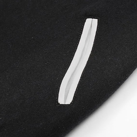 Black and White Letterman Jacket