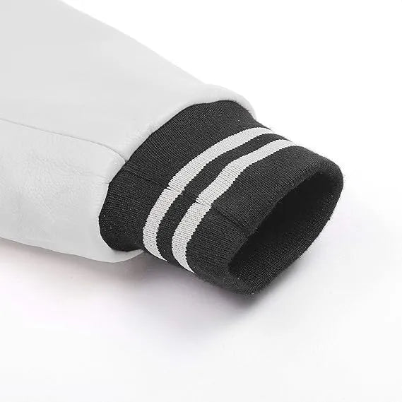 Black and White Letterman Jacket