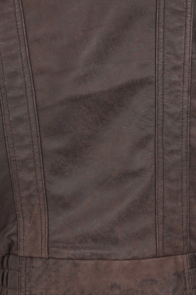 Men’s Timeless Dark Brown Leather Jacket