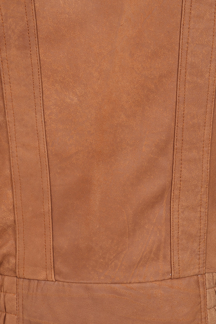 Men's Genuine Tan Leather Jacket