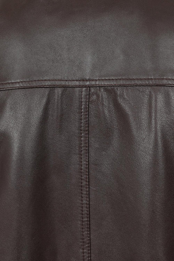 Leather Bomber Jacket For Men