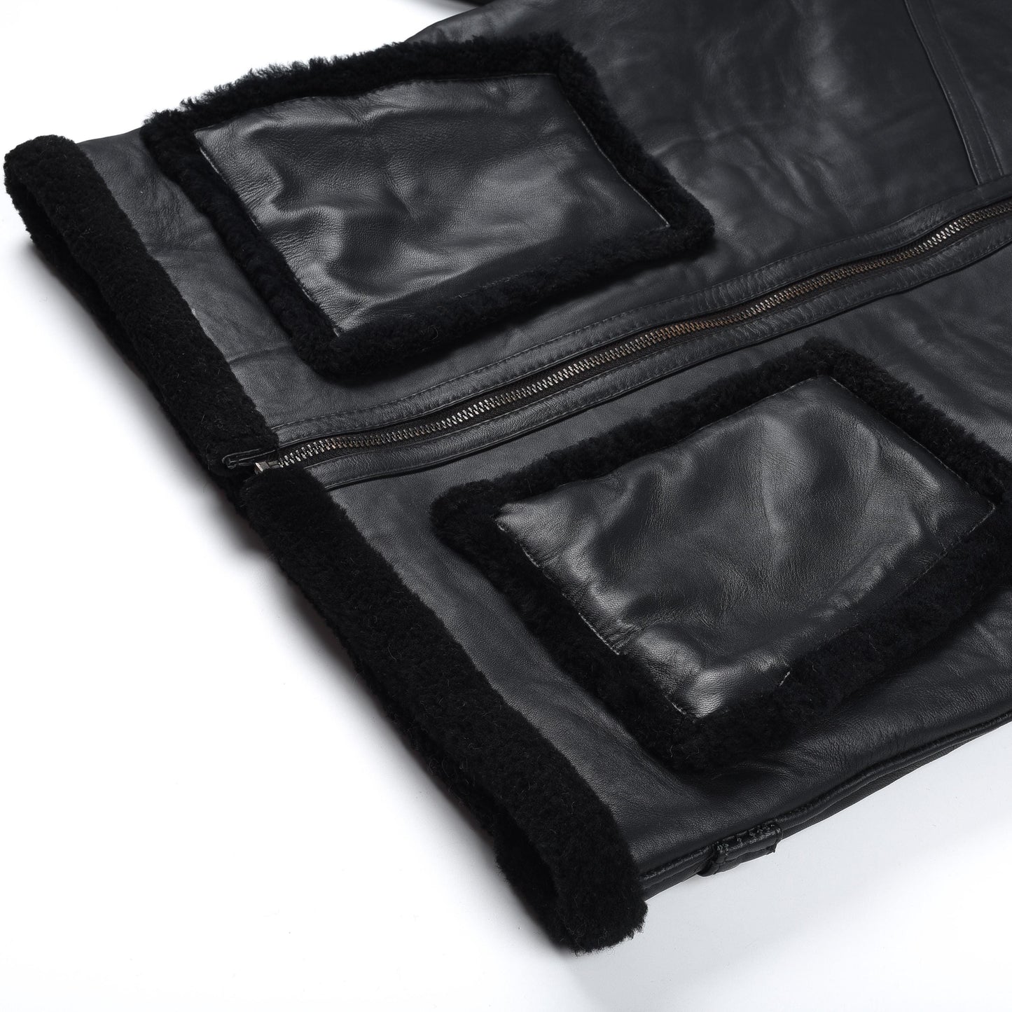 100% premium sheepskin leather jacket