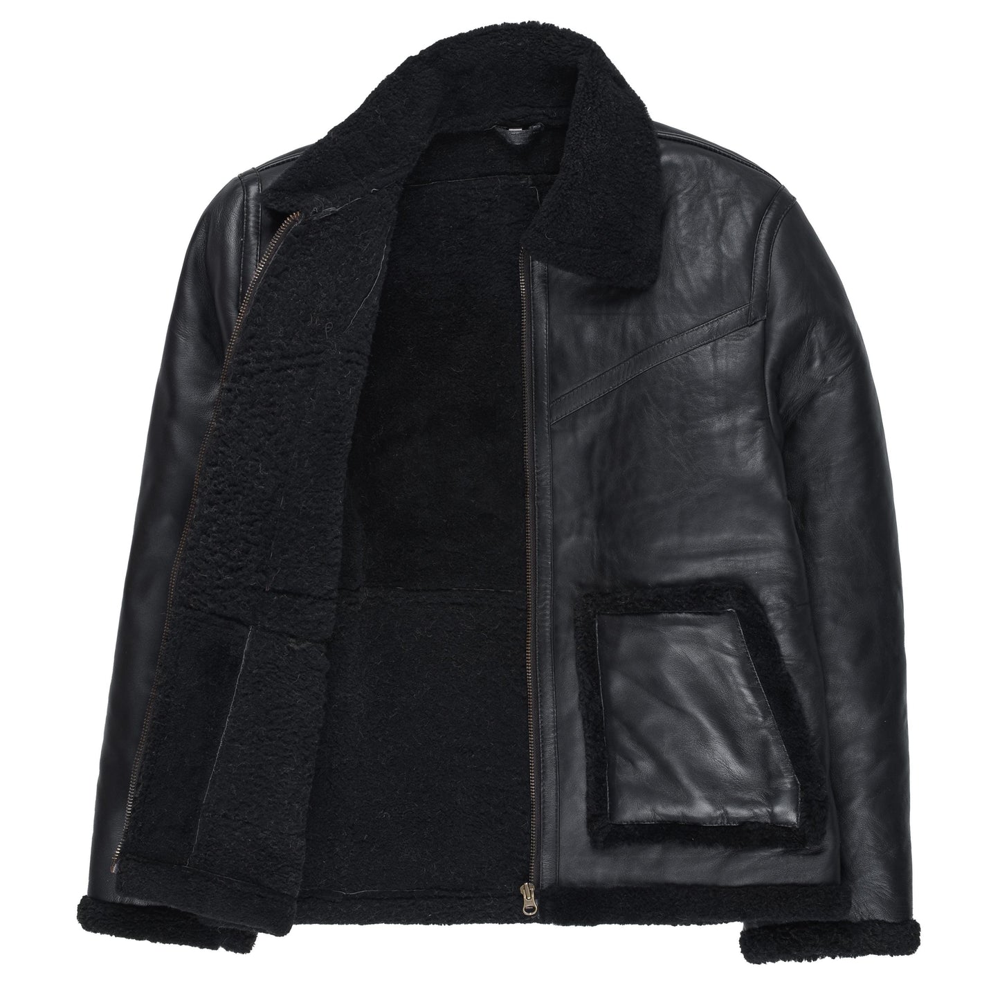 100% premium sheepskin leather jacket