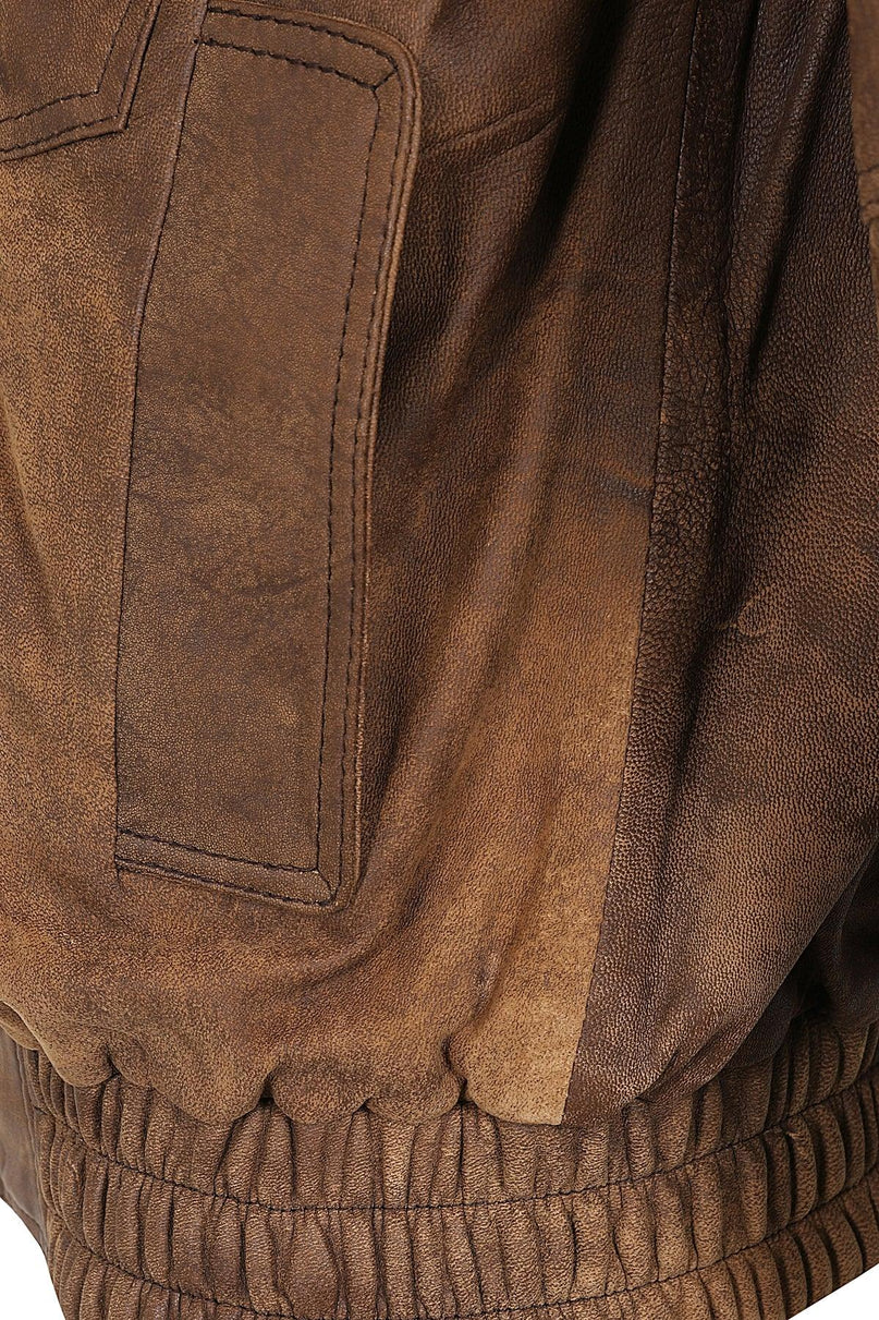 Men's Brown Leather Classic Jacket