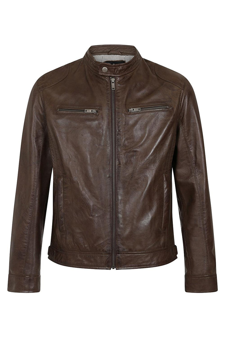 Men's Brown Leather Jackets