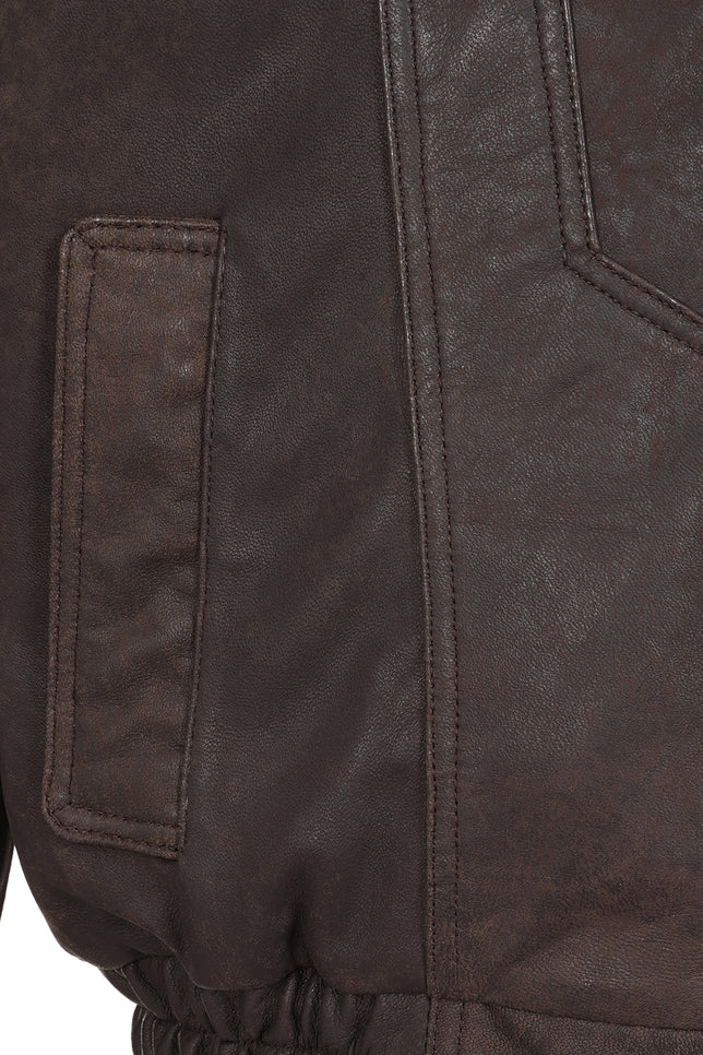 Men’s Timeless Dark Brown Leather Jacket