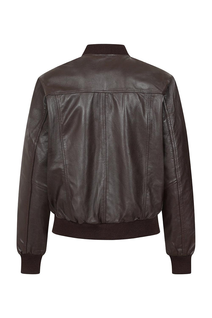 Leather Bomber Jacket For Men