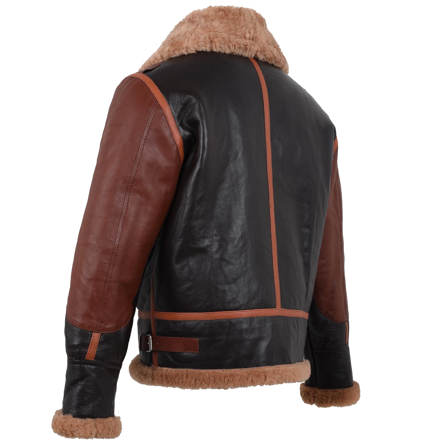 100% premium sheepskin leather jacket