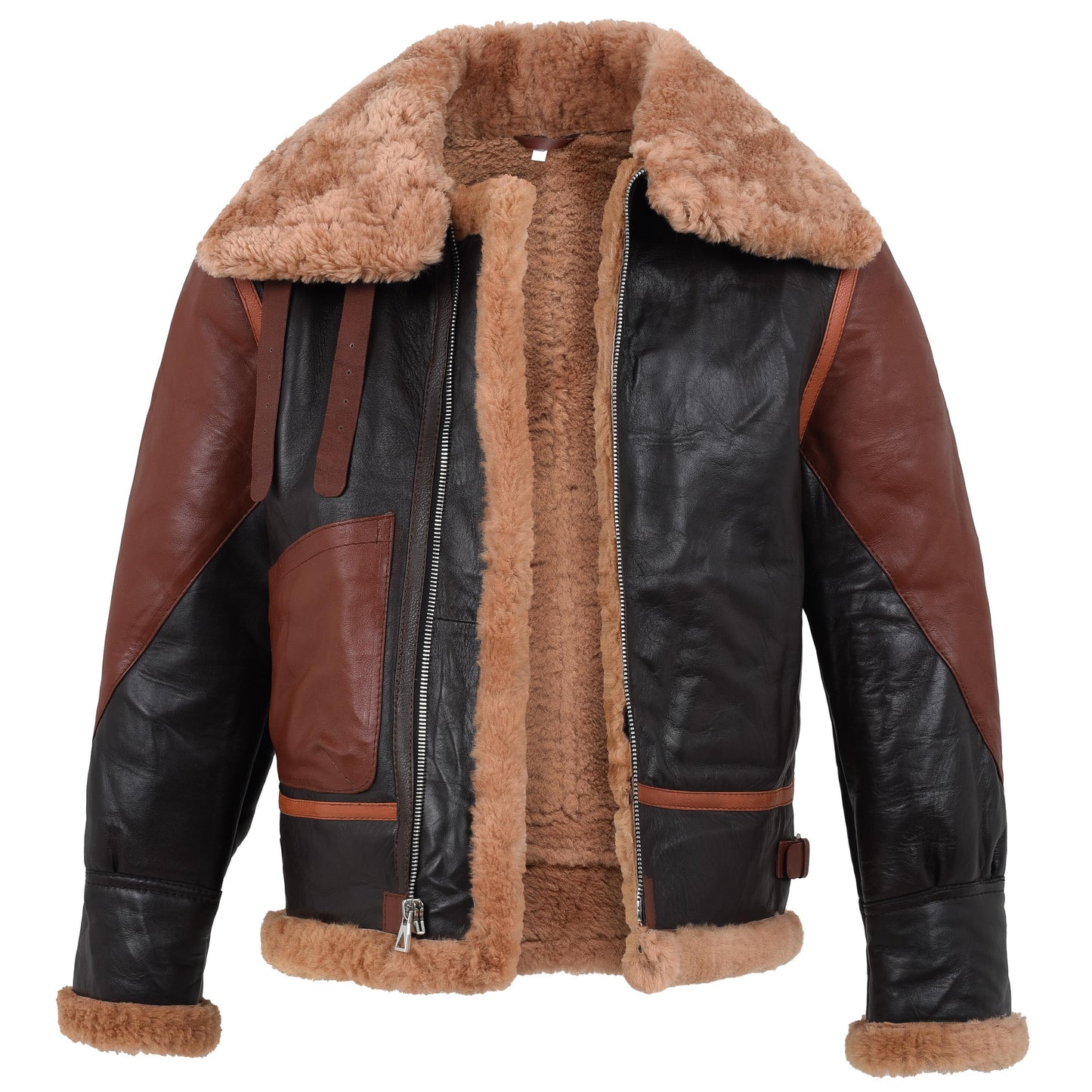 100% premium sheepskin leather jacket