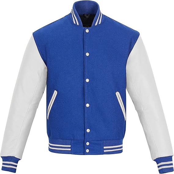 royal blue letterman jacket