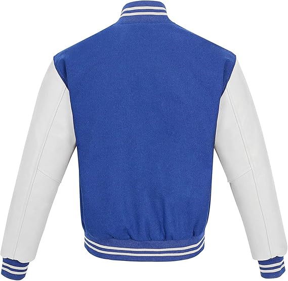 royal blue letterman jacket