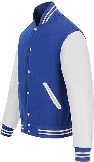 royal blue letterman jacket