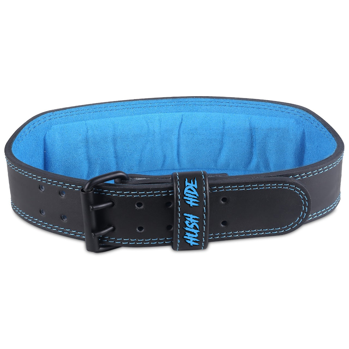Custom Blue Weightlifting Belt