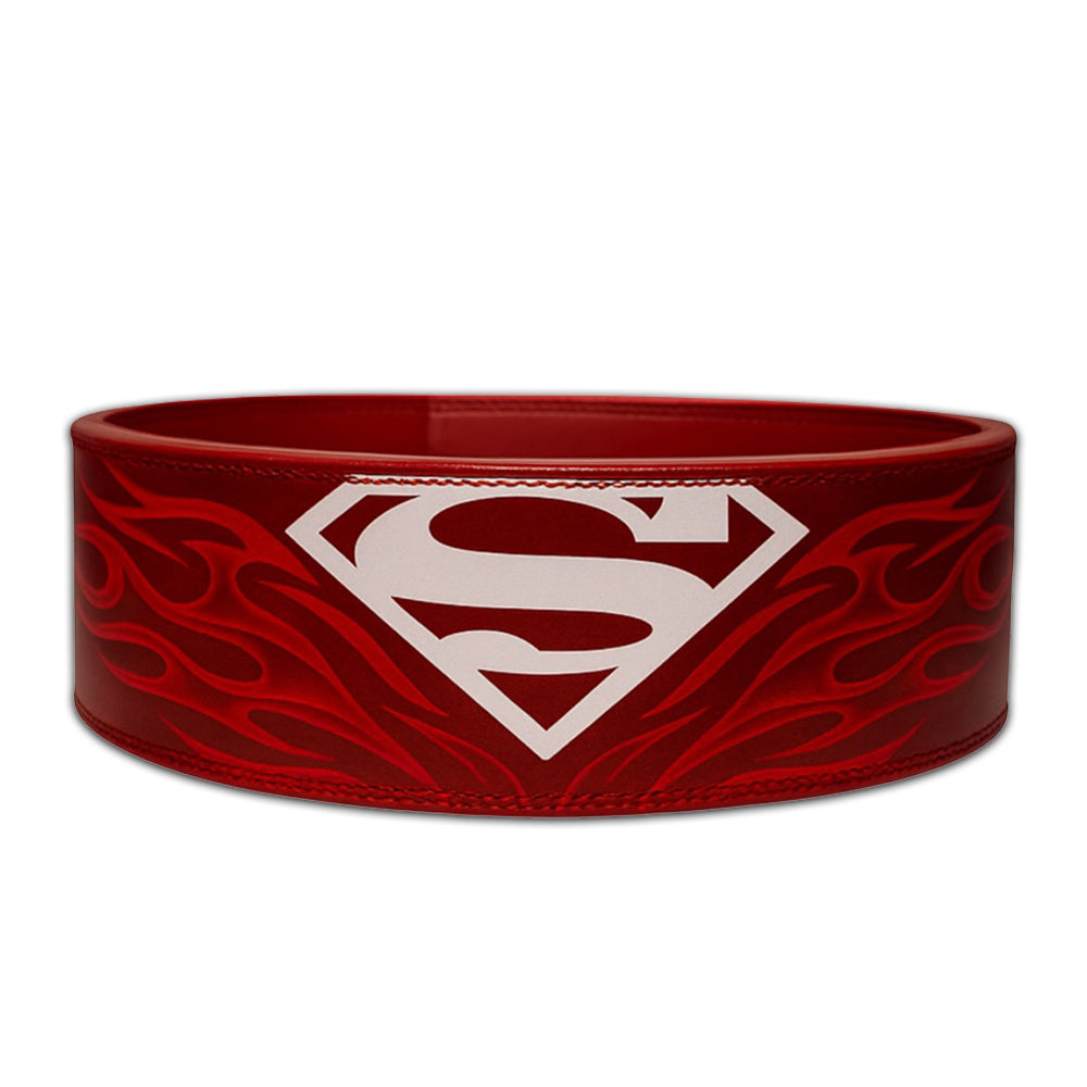 Superman Leather Weightlifting Belt