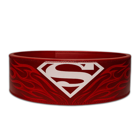 Superman Leather Weightlifting Belt