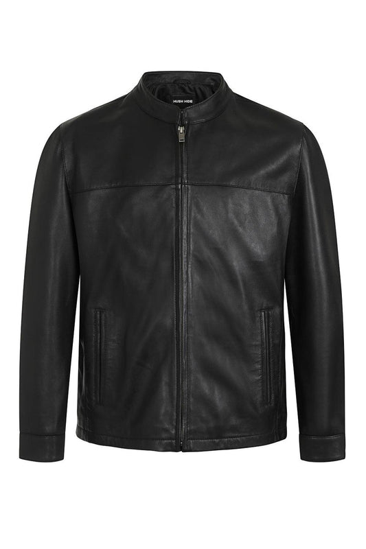 Classic Black Leather Jacket 