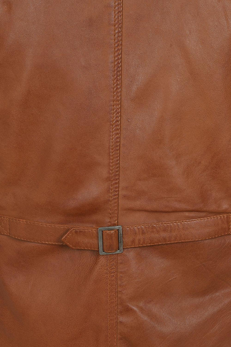 Men's Soft Leather Waistcoat 