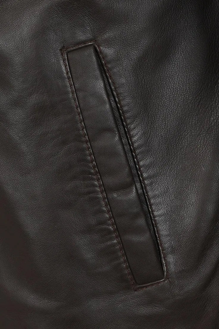 Men’s Timeless Black Leather Jacket 