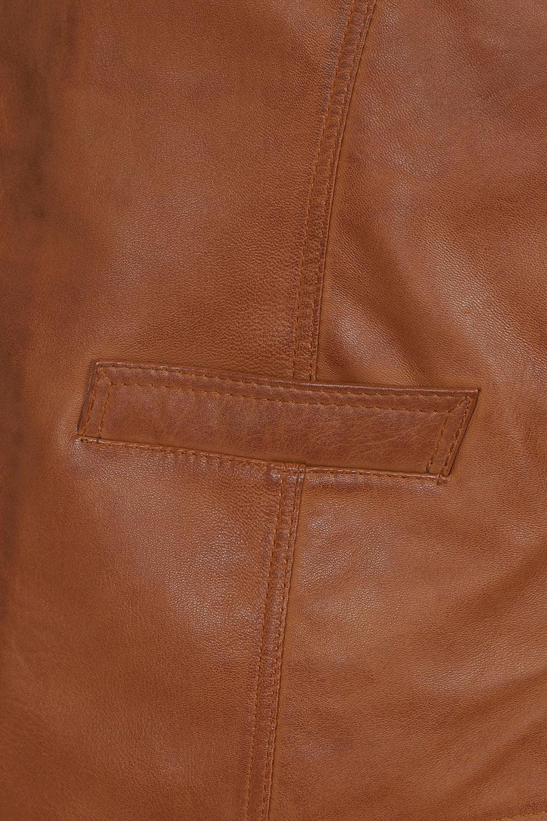 Men's Soft Leather Waistcoat 