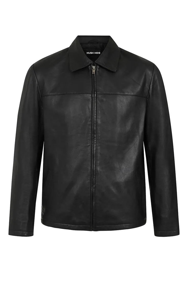 Men’s Timeless Black Leather Jacket 