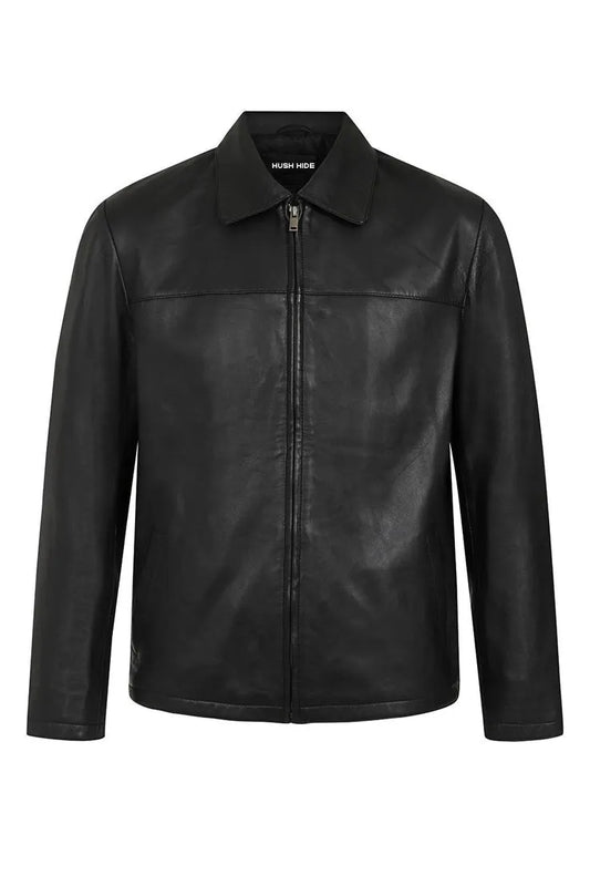 Men’s Timeless Black Leather Jacket 
