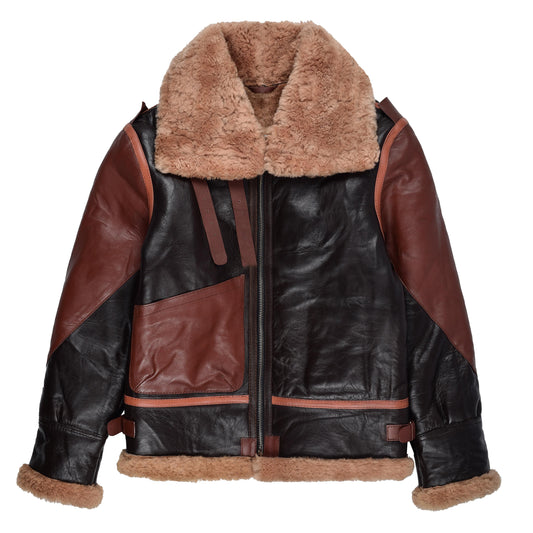 100% premium sheepskin leather jacket
